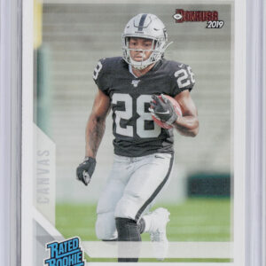 2019 Donruss Josh Jacobs #308 Raiders Rated Rookies Canvas