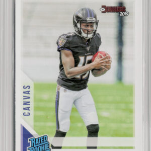 2019 Donruss Marquise Brown #312 Ravens Rated Rookies Canvas