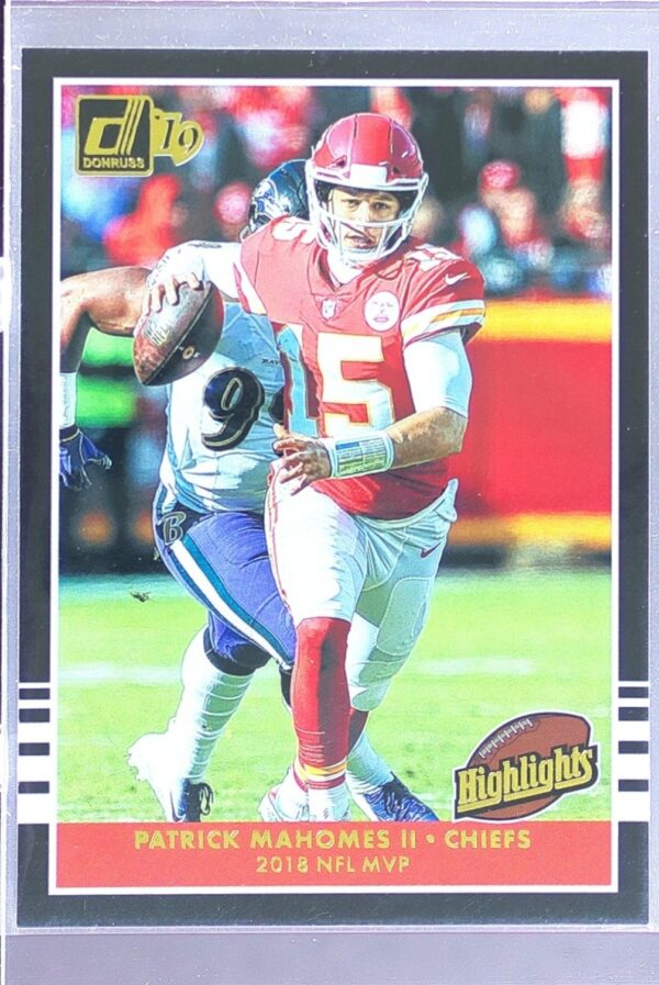 2019 Donruss Patrick Mahomes II #H-3 Chiefs Highlights