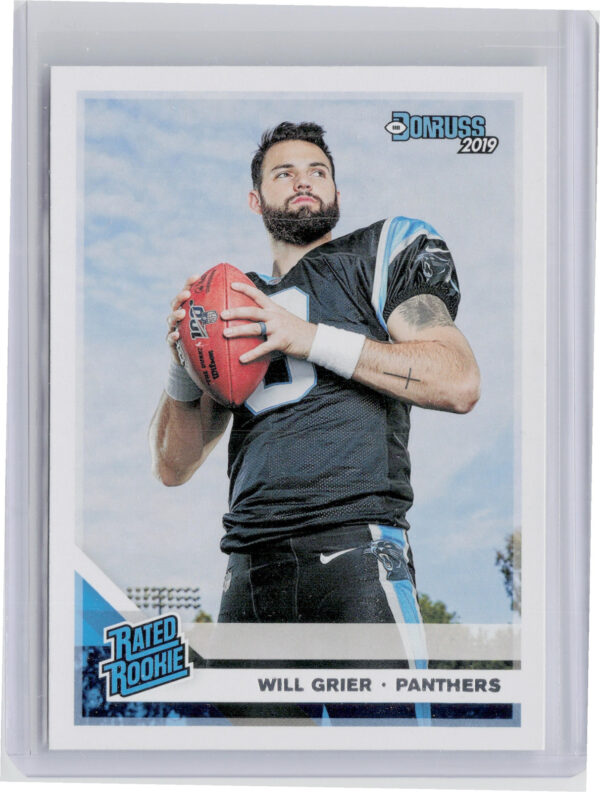 2019 Donruss Will Grier RC #305 Panthers