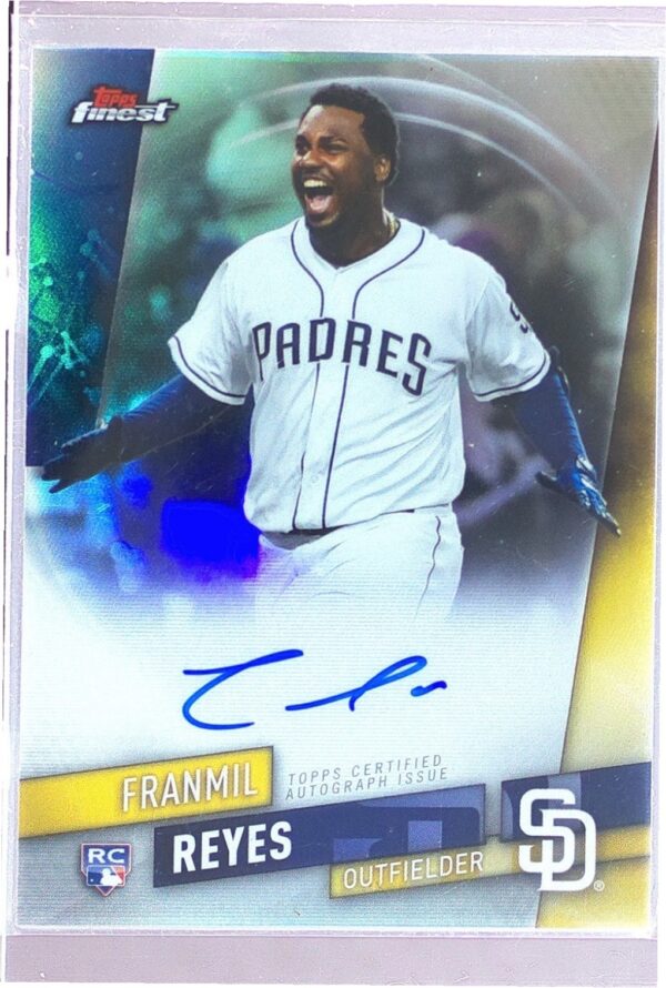 2019 Finest Franmil Reyes Auto #FA-FR Padres Finest Autographs