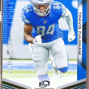 2019 Playoff Travis Fulgham RC 1st Down /99 #292 Lions