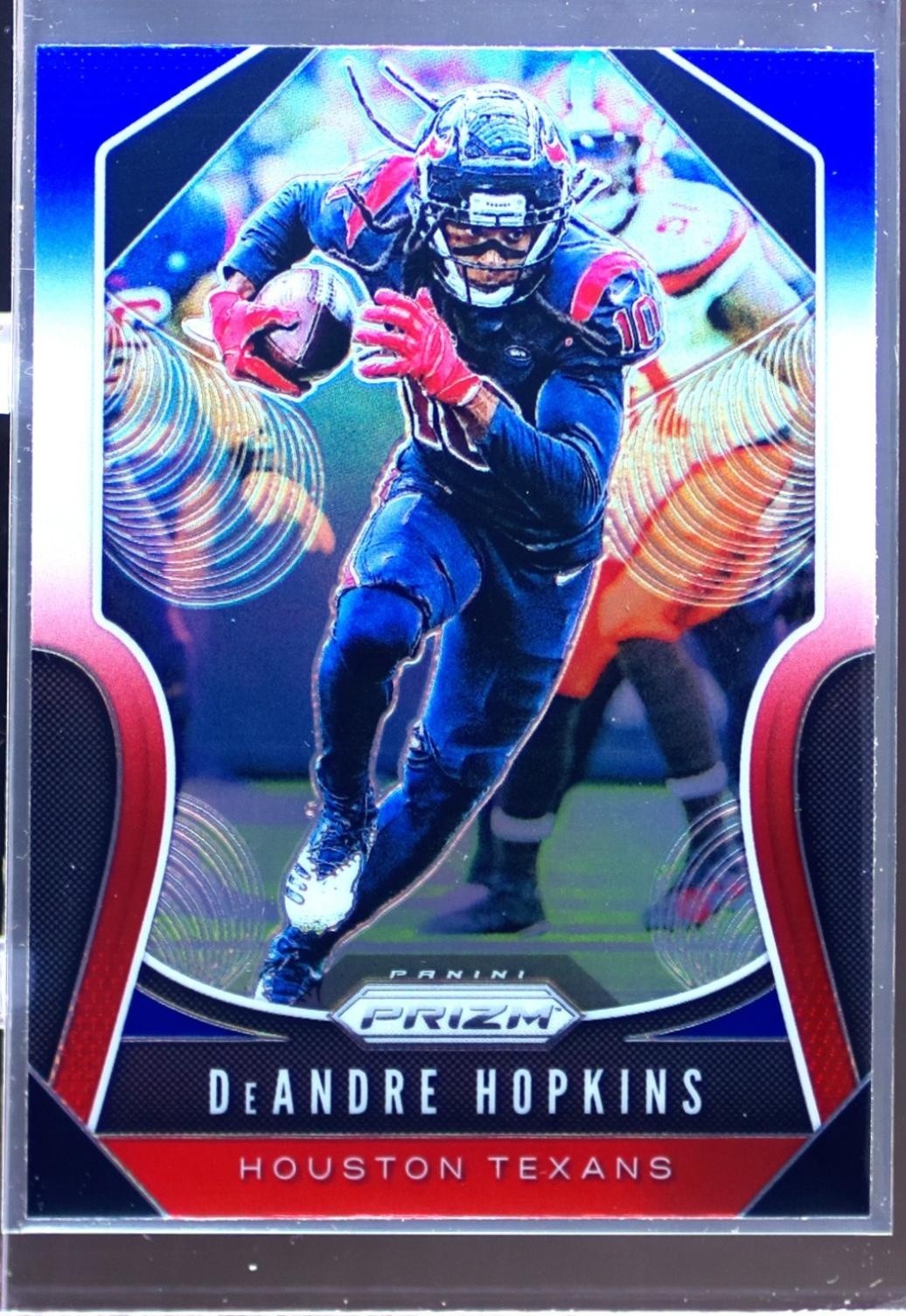2019 Prizm DeAndre Hopkins Red White and Blue #132 Texans