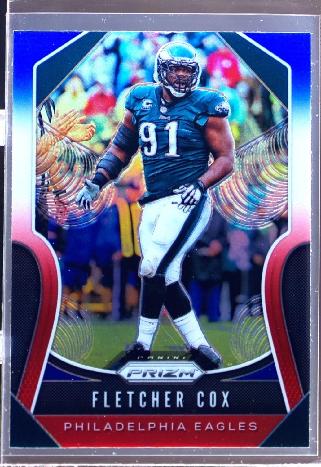 2019 Prizm Fletcher Cox Red White and Blue #58 Eagles