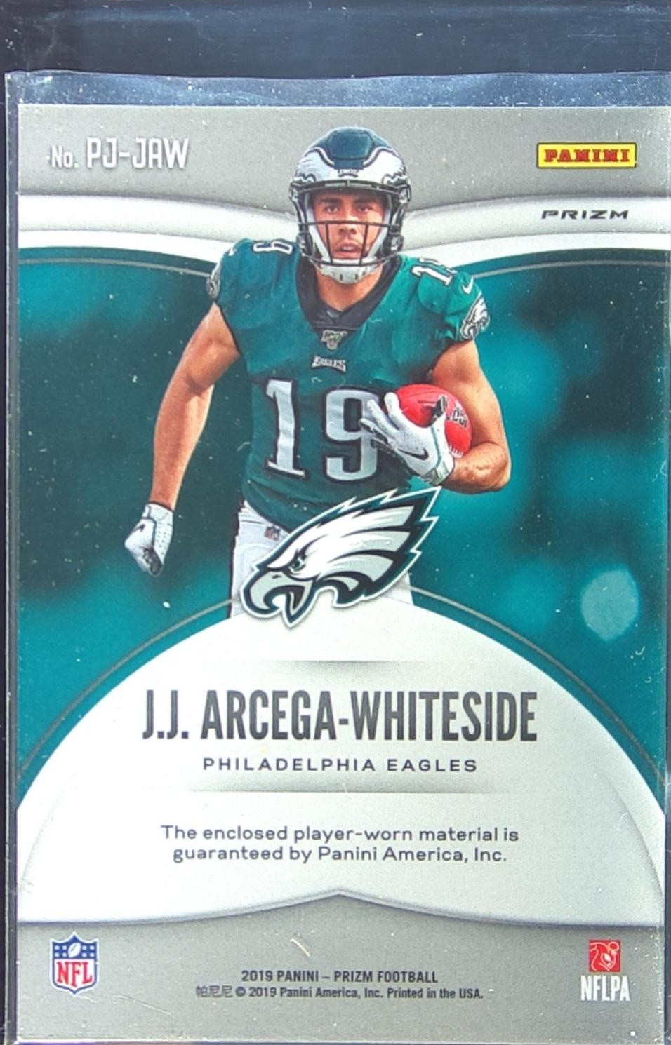 2019 Prizm J.J. Arcega-Whiteside JSY #PJ-JAW Eagles Premier Jerseys - Image 3