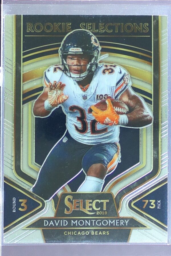 2019 Select David Montgomery RC #14 Bears Rookie Selections
