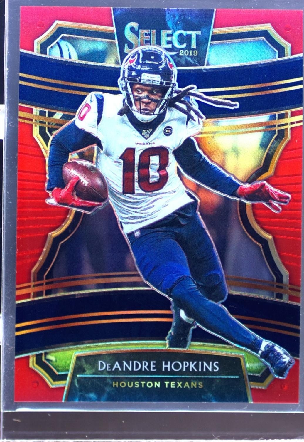 2019 Select DeAndre Hopkins Red Prizm /99 #82 Texans