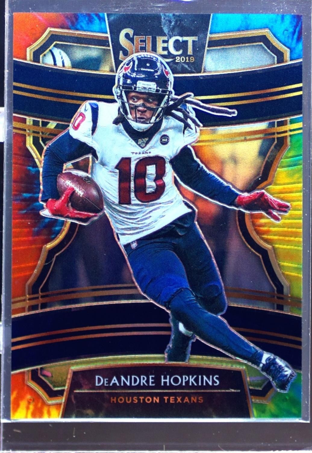 2019 Select DeAndre Hopkins Tie Dye Prizm /25 #82 Texans