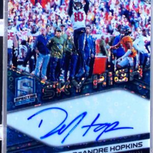 2019 Spectra DeAndre Hopkins Auto /35 #SH-DH Texans Sky High Sigs Neon Blue