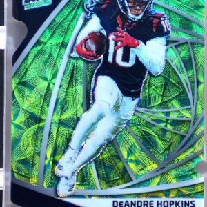 2019 Spectra DeAndre Hopkins Neon Green Die Cut /30 #80 Texans