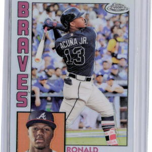 2019 Topps Chrome Ronald Acuna Jr. #84TC-24 Braves 1984 Topps Baseball 35th Anni