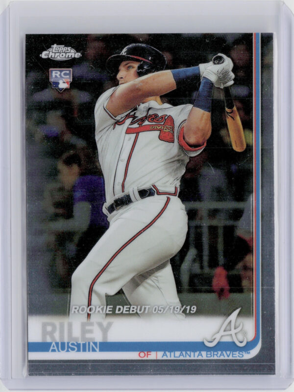 2019 Topps Chrome Update Austin Riley #61 Braves