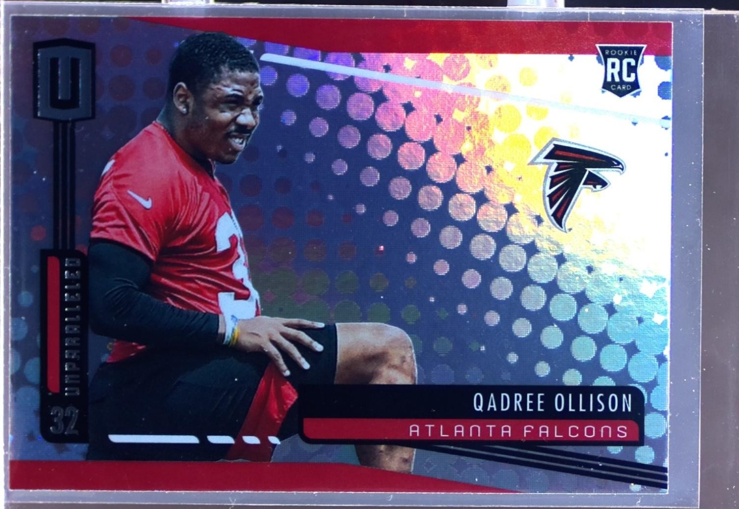 2019 Unparalleled Qadree Ollison RC #282 Falcons