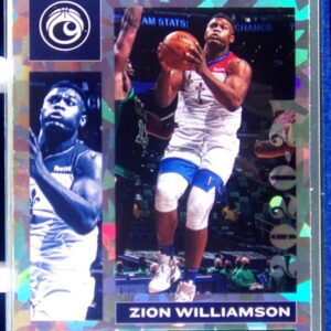 2020-21 Chronicles Zion Williamson Green Ice #42 Pelicans