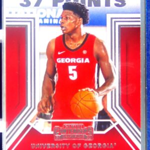 2020-21 Contenders Draft Picks Anthony Edwards #2 Bulldogs Playing the Numbers