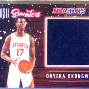 2020-21 Hoops Onyeka Okongwu #RSW-ONY Hawks Rookie Sweaters