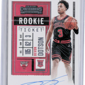 2020-21 Panini Contenders Devon Dotson AU RC #143 Bulls