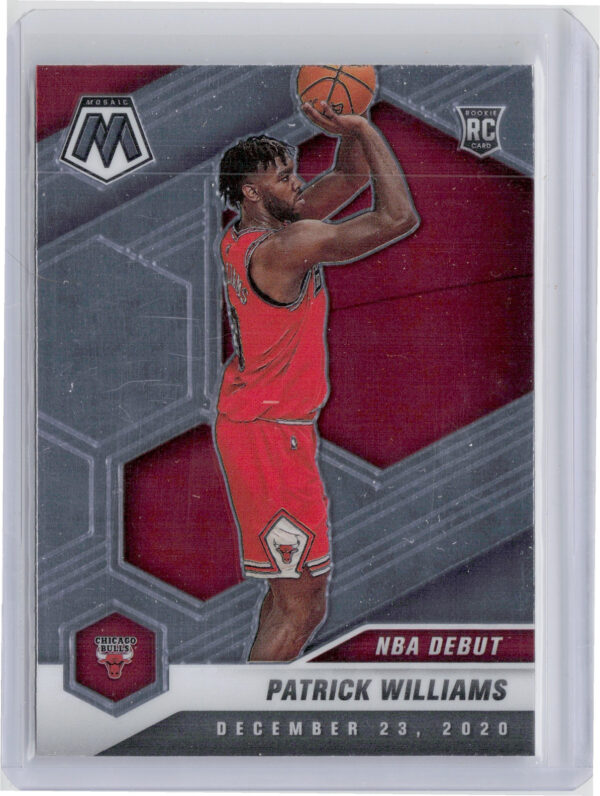 2020-21 Panini Mosaic Patrick Williams RC #267 Bulls