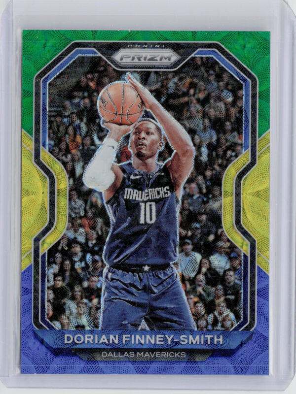 2020-21 Panini Prizm Dorian Finney-Smith Choice Blue, Yellow and Green Prizms #6