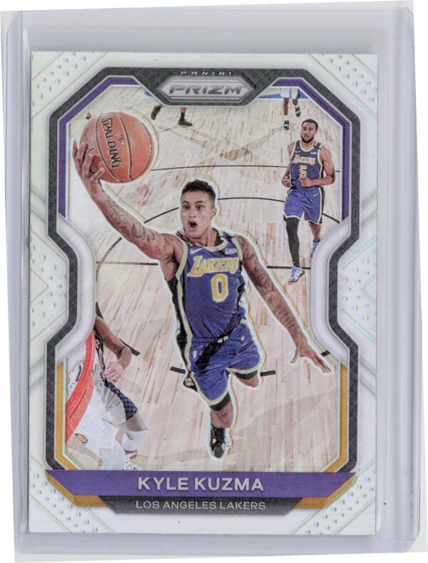 2020-21 Panini Prizm Kyle Kuzma Silver Prizms #244 Lakers