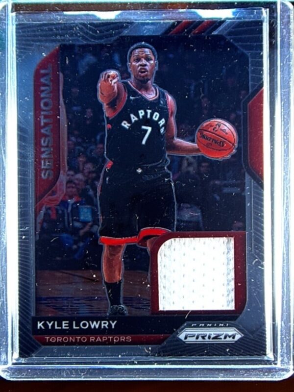 2020-21 Prizm Kyle Lowry JSY #SSW-KLW Raptors Sensational Swatches