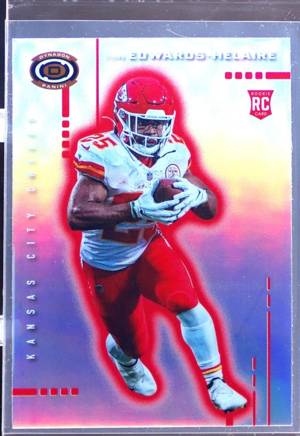 2020 Chronicles Clyde Edwards-Helaire RC #D-5 Chiefs Dynagon Rookies Silver