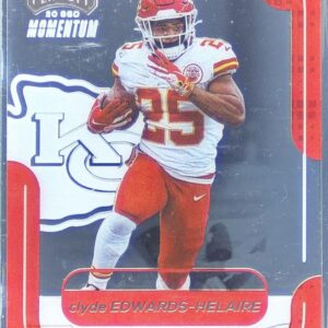 2020 Chronicles Clyde Edwards-Helaire RC #M-5 Chiefs Playoff Momentum SSD Rookie