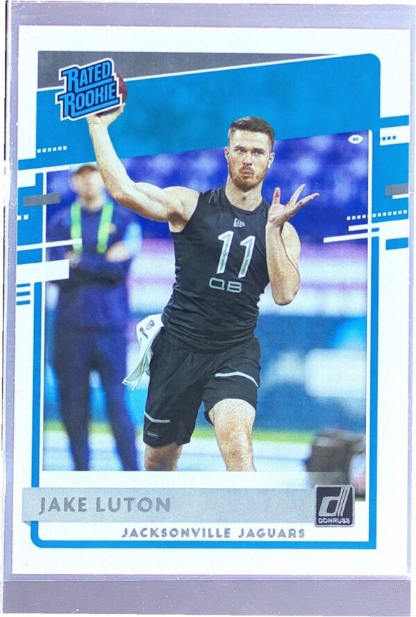 2020 Donruss Jake Luton RC #344 Jaguars