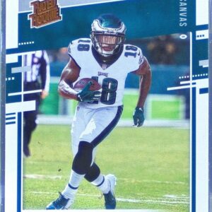 2020 Donruss Jalen Reagor RC #315 Eagles Rated Rookies Canvas