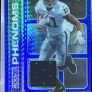 2020 Donruss Optic Henry Ruggs III JSY RC #RP-8 Raider Rookie Phenoms Blue Hyper