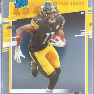 2020 Panini Chronicles Chase Claypool RC #RR-CC Steelers Clearly Donruss Rated