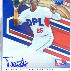 2020 Panini Elite Extra Edition Teudy Cortoreal Auto #DPL-TC League DPL Signed