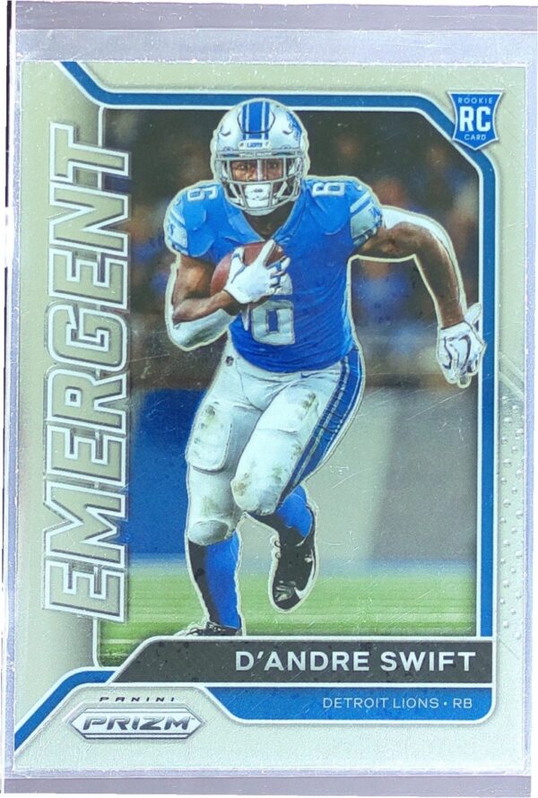 2020 Prizm D'Andre Swift RC #18 Lions Emergent