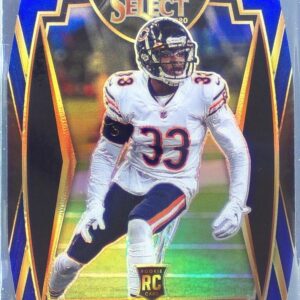 2020 Select Jaylon Johnson Blue Prizm Die Cut RC #195 Bears