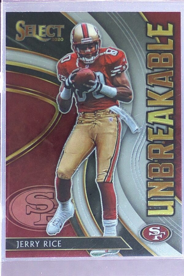 2020 Select Jerry Rice #U8 49ers Unbreakable