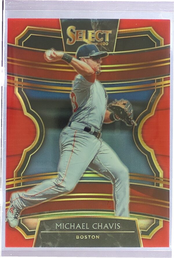 2020 Select Michael Chavis Red /199 #10 Sox