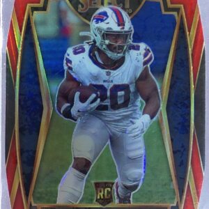 2020 Select Zack Moss Red Prizm Die Cut RC #169 Bills