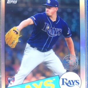 2020 Topps Chrome Brendan McKay RC #85TC-13 Rays 1985 Topps 35th Anniversary