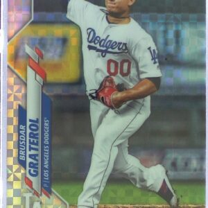 2020 Topps Chrome Brusdar Graterol X Fractor Refractor RC #91 Dodgers
