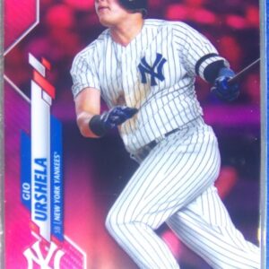 2020 Topps Chrome Gio Urshela Pink Refractor #34 Yankees