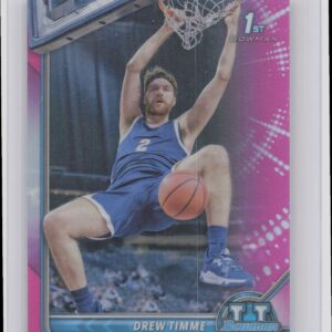 2021-22 Bowman University Drew Timme Pink #33 Bulldogs