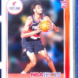 2021-22 Hoops Greg Brown III RC #226 Blazers