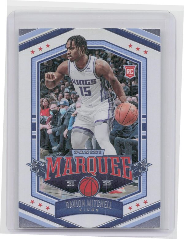 2021-22 Panini Davion Mitchell Rookie RC #352 Kings