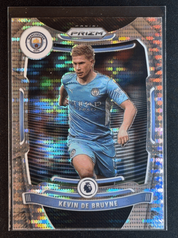 2021-22 Panini Prizm Premier League Kevin De Bruyne Pulsar Manchester City #12