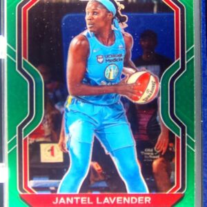 2021-22 Panini Prizm WNBA Jantel Lavender Prizms Green #37 Fever