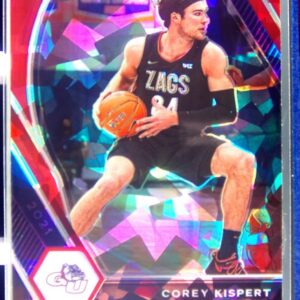 2021-22 Prizm Draft Picks Corey Kispert Red Ice RC #8 Bulldogs