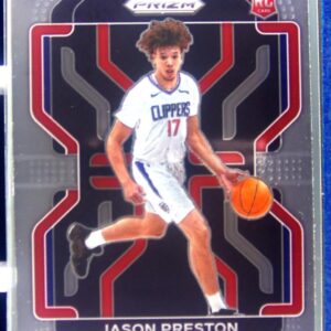 2021-22 Prizm Jason Preston RC #327 Clippers