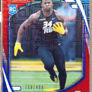 2021 Absolute Larry Rountree III RC Red Squares /499 #168 Chargers