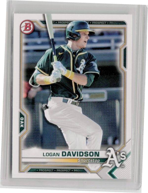 2021 Bowman Logan Davidson #BP-115 Athletics Prospects