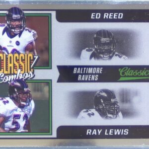 2021 Classics Ed Reed / Ray Lewis #CC-ER Ravens Classic Combos